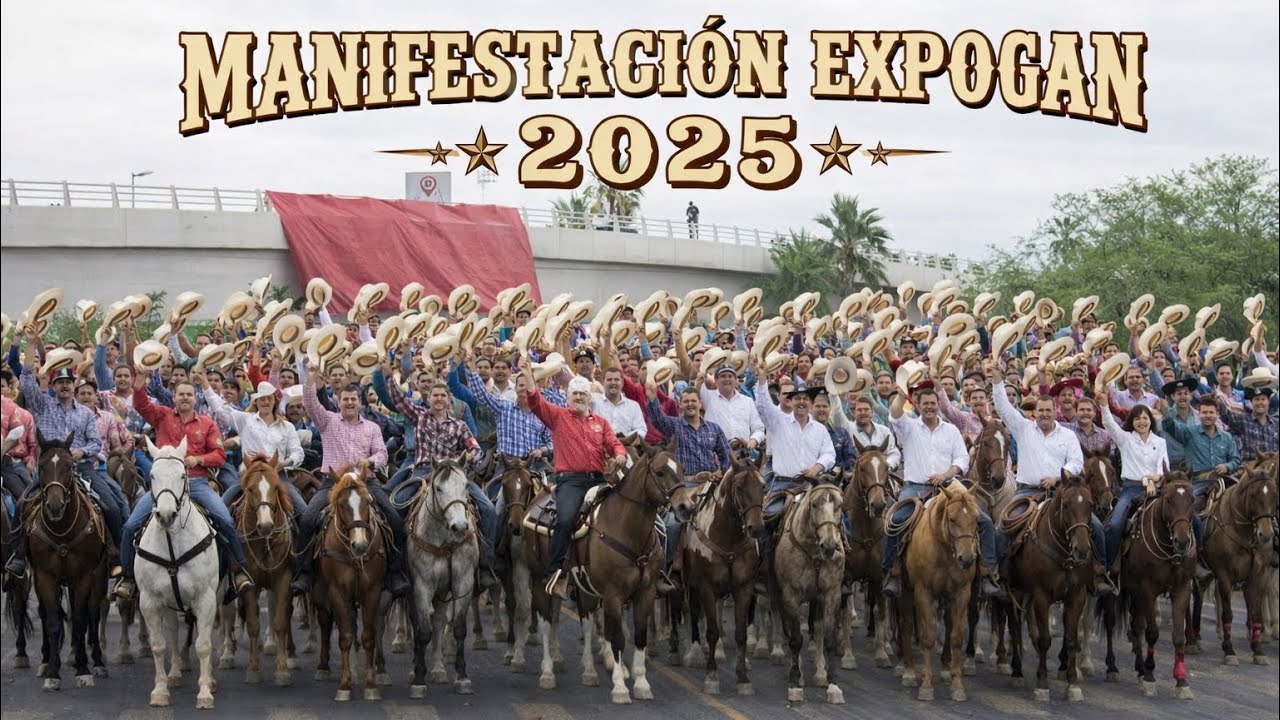 Manifestación EXPOGAN 2025 Hermosillo
