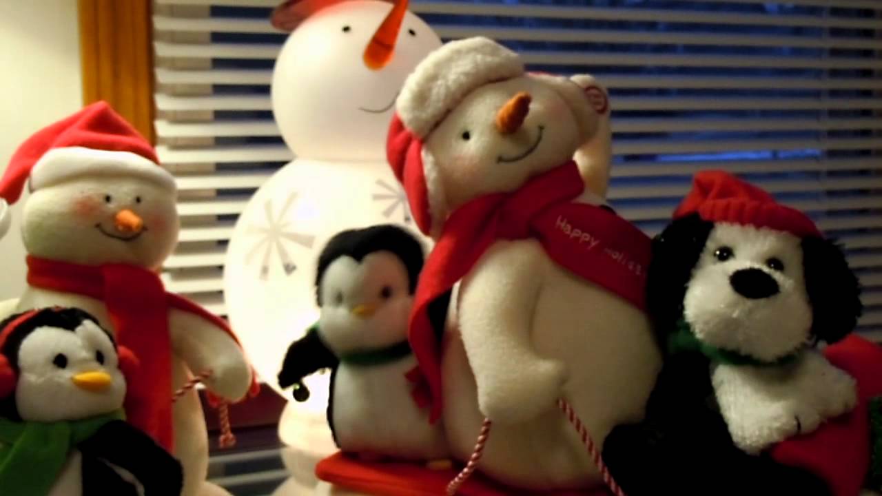 Caroling Santa:Snowman