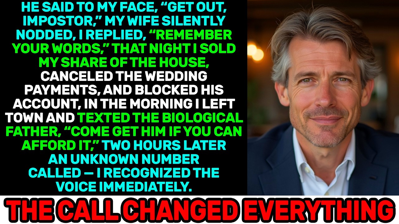 “Get Out, Impostor,” He Said, My Wife Nodded — I Sold My Share and Left Town