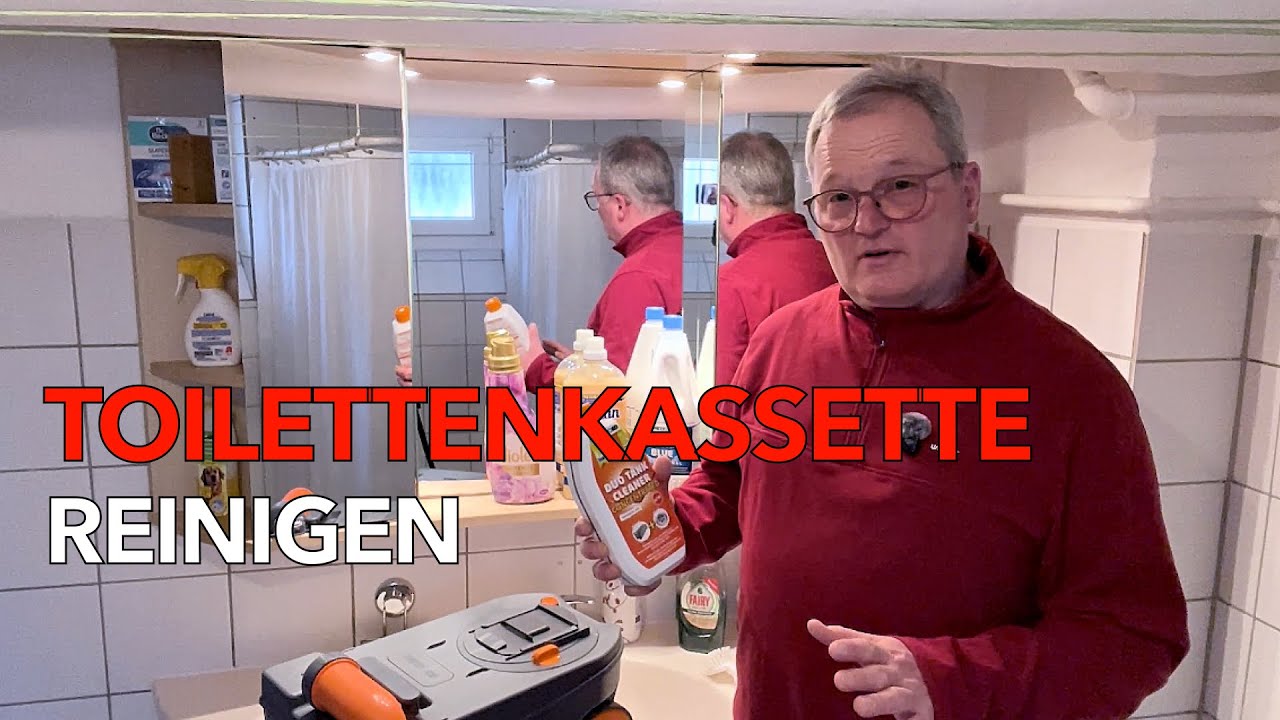 Toilettenkassette reinigen