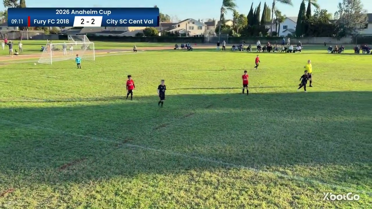 Anaheim Cup 2026 - Game 2 - Fury FC B18 vs City SC Central Valley - 1/10/26