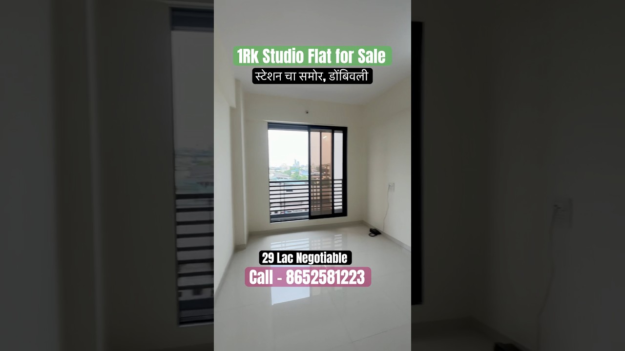 1Rk studio Flat for Sale at Dombivli West Call - 8652581223 #bestflats
