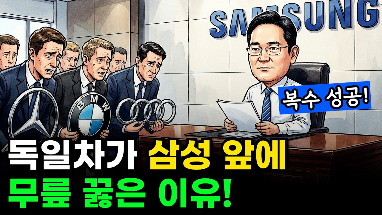 오만하던 독일차가 삼성 앞에 무릎 꿇은 이유
