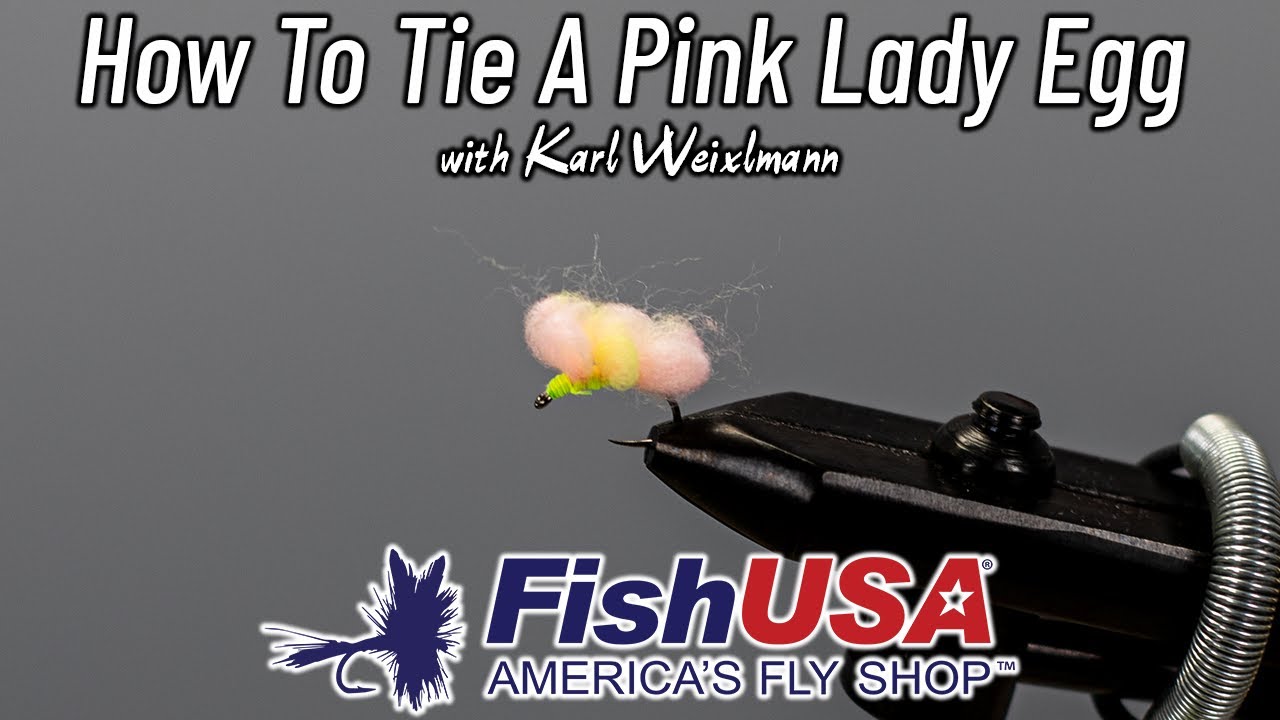 How To Tie A Pink Lady Egg Fly - Great Lakes Steelhead Egg Pattern