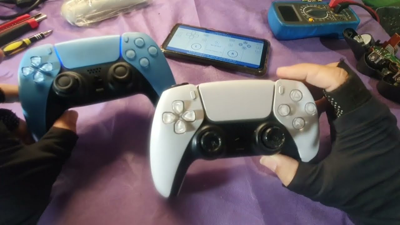 Como desmontar , testar e consertar drift controle dual sense  PS5 .