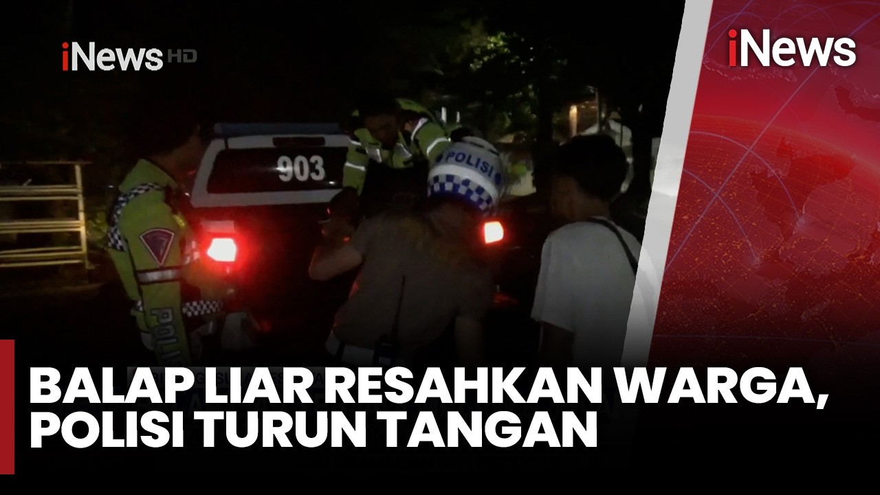 Polisi Razia Balap Liar di Bitung, Puluhan Motor Disita | iNews Malam (22/2)