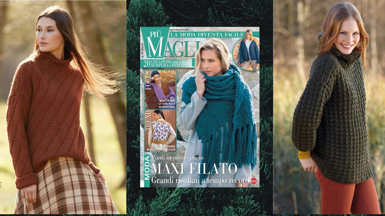Piu Maglia 49 l Knitting Magazine Flip Through