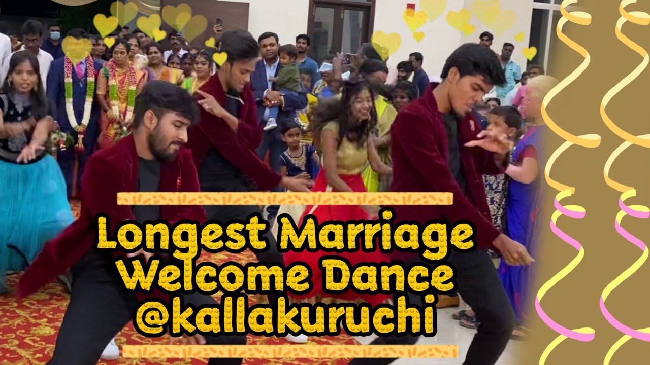 Longest Marriage Welcome Dance @Kallakurichi | Wedding Welcome dance | Nonstop Dance Crew