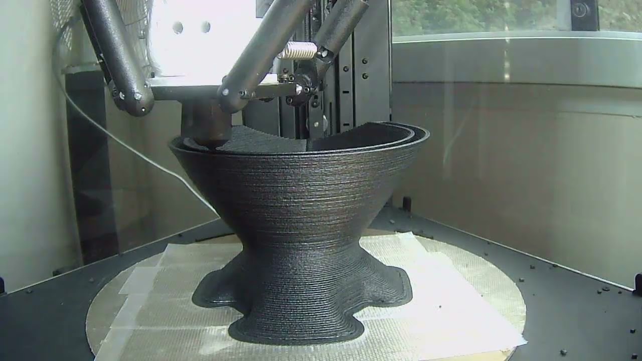 Spiral vase mode.. Recycled Post Prime plastic pellets.. are awesome