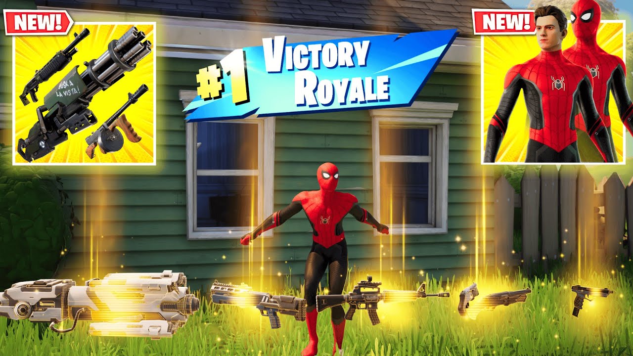 SPIDER-MAN (No Way Home) vs NEW MEDALLIONS & MYTHICS CHALLENGE (NEW!! Fortnite Chapter 7 Season 1)