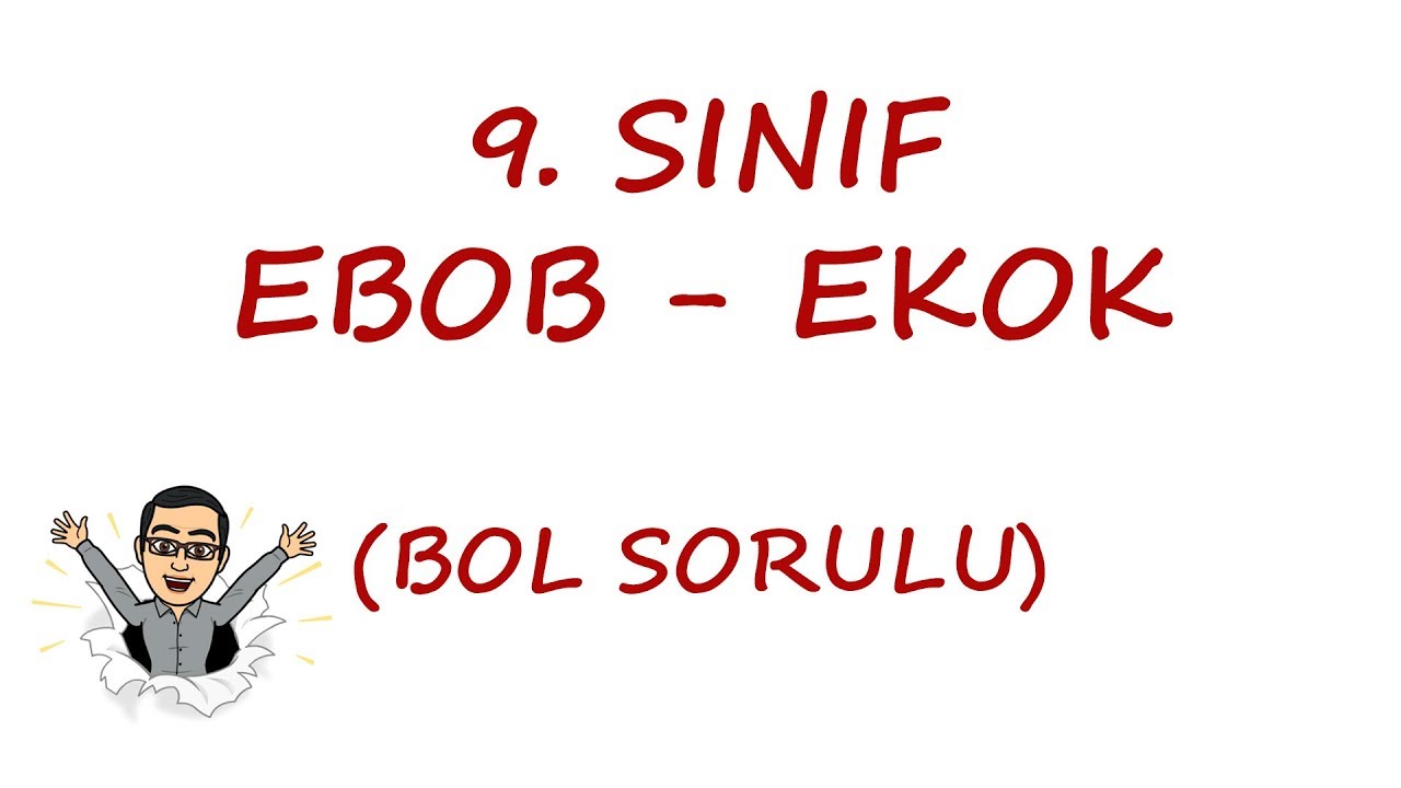 9. SINIF - TYT - EBOB EKOK