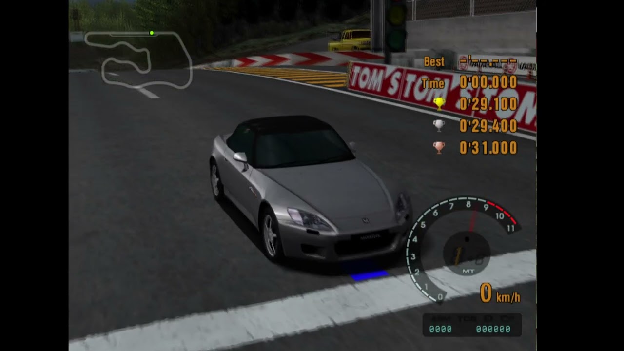 B License with 1000bhp + 0kg cars - Gran Turismo 3
