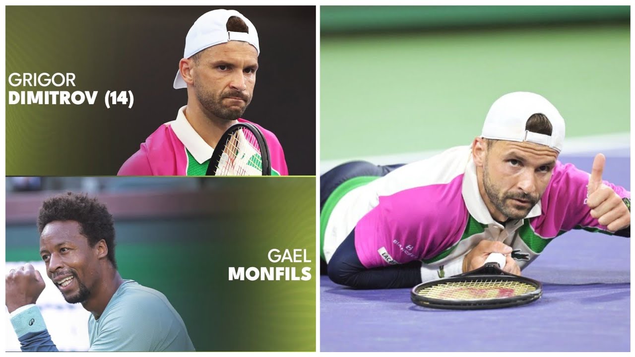 MATCH OF THE YEAR CONTENDER!? Grigor Dimitrov v. Gael Monfils Indian Wells 2025 Extended Highlights