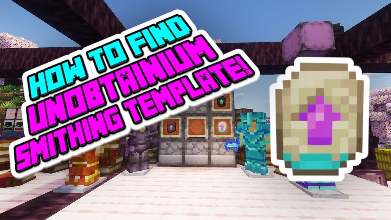 How to Find Unobtainium Smithing Template in Minecraft 1.20 - All The Mods 9 - ATM9 - ATM Dungeon!