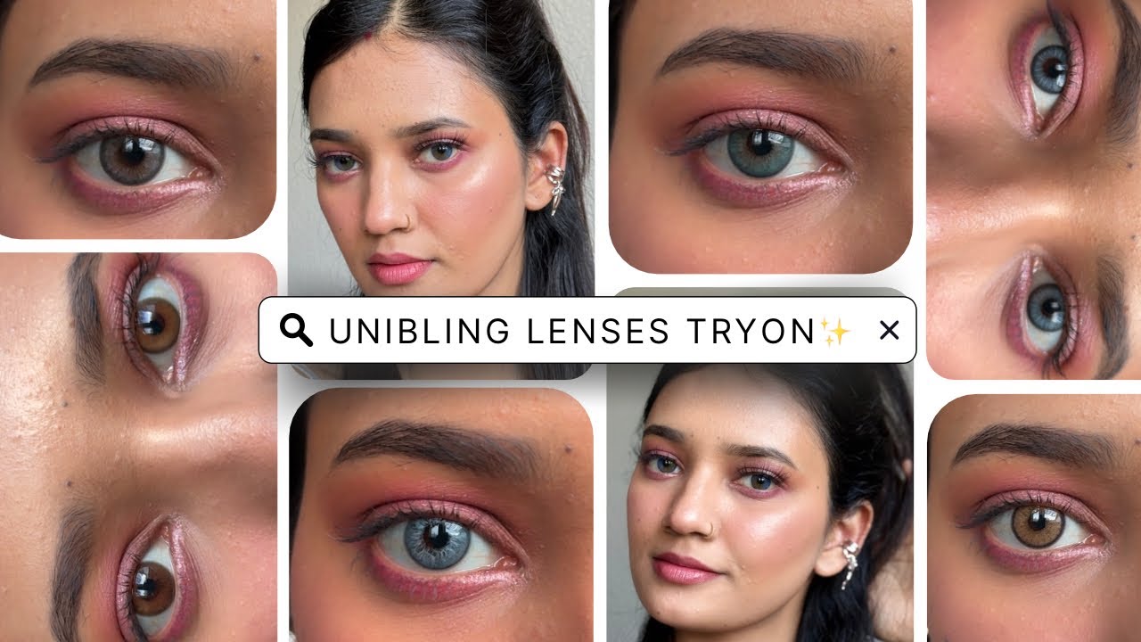 UNIBLING LENSES TRYON: natural lenses for dark eyes👀✨