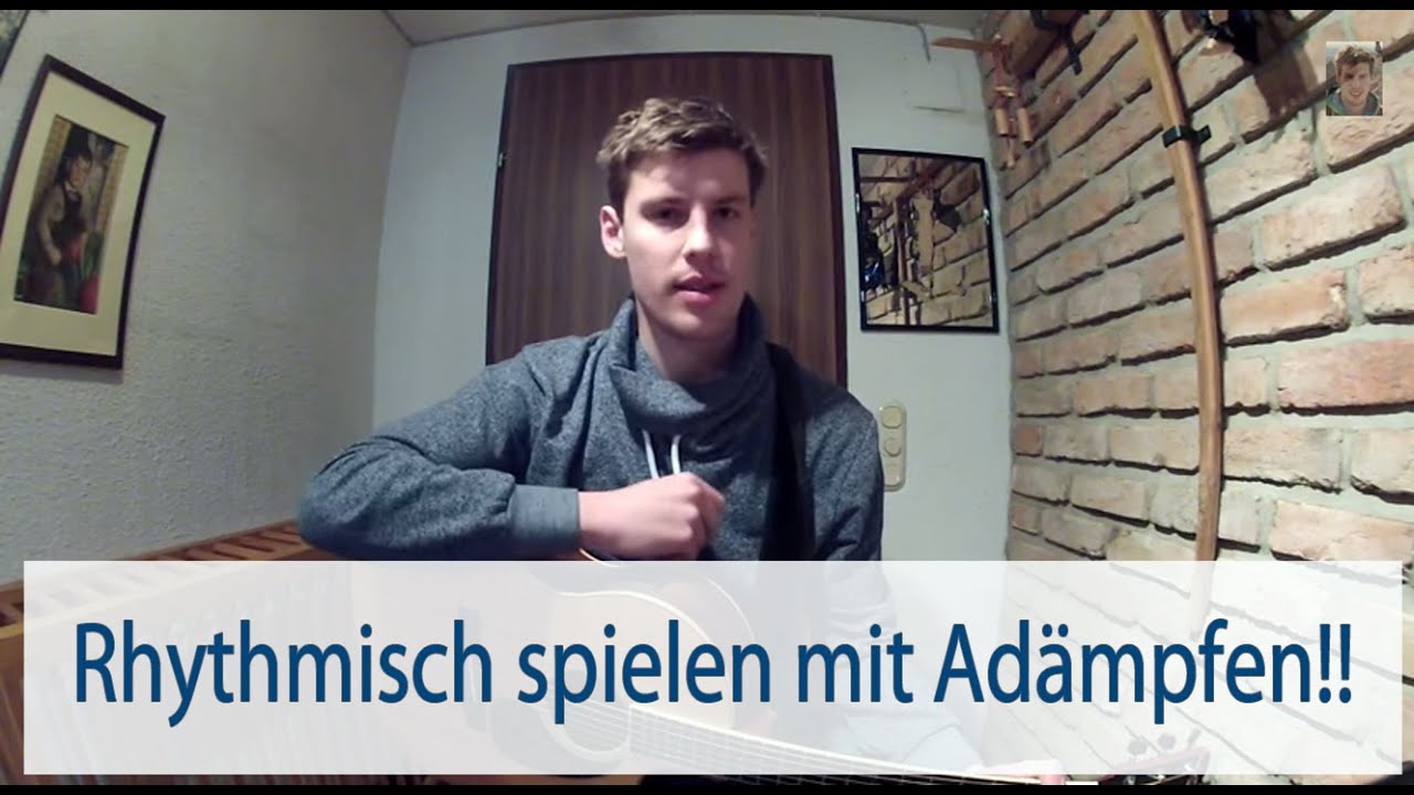 Rhythmisch Gitarren Spielen mit Abdämpfen lernen (Tutorial)