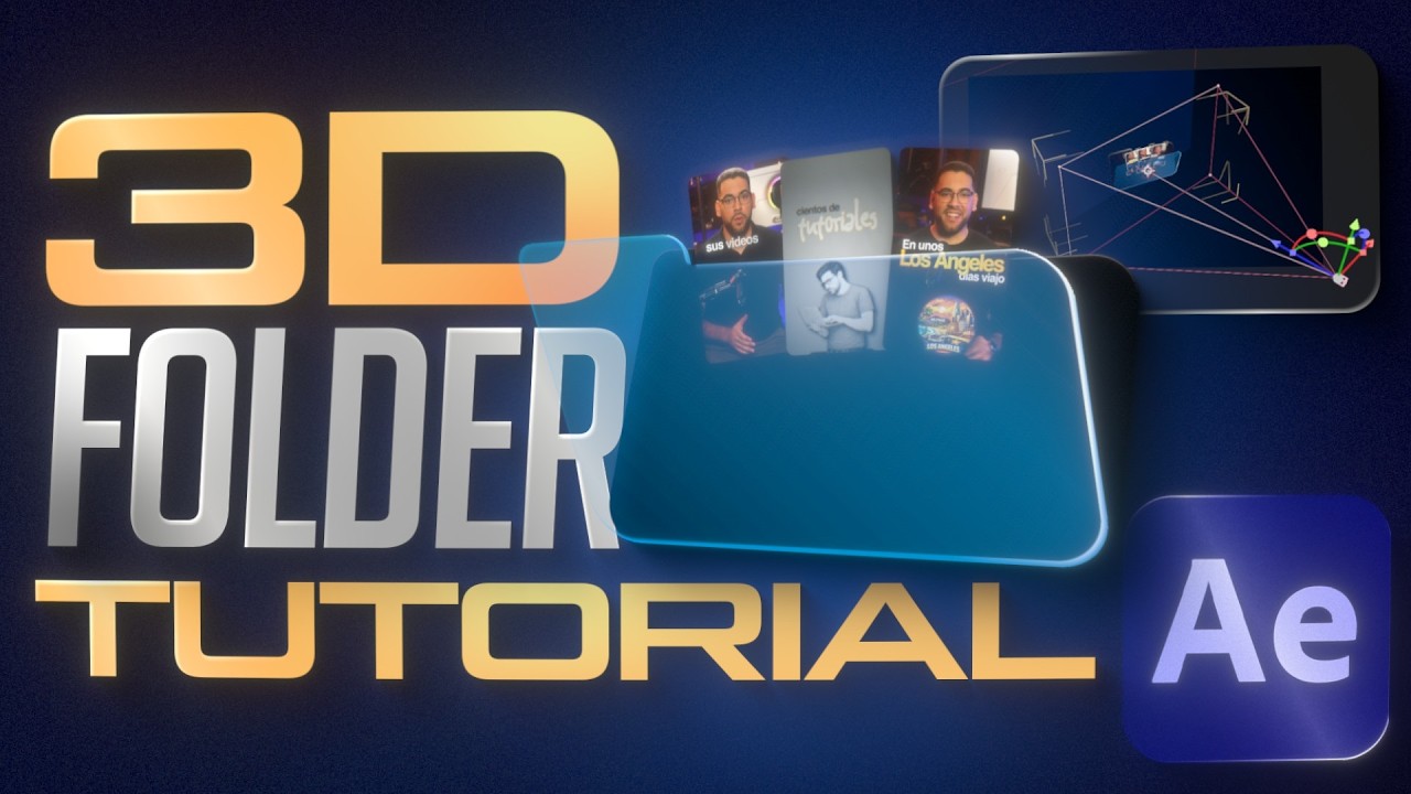 ✅ Carpeta 3D en After Effects | Tutorial + Proyecto Editable