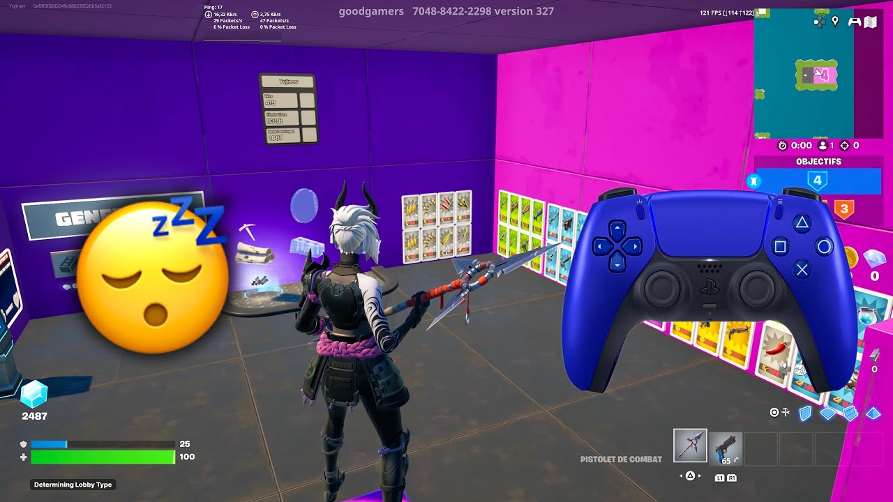 Fortnite Bedwars Gameplay PS5 120 Fps