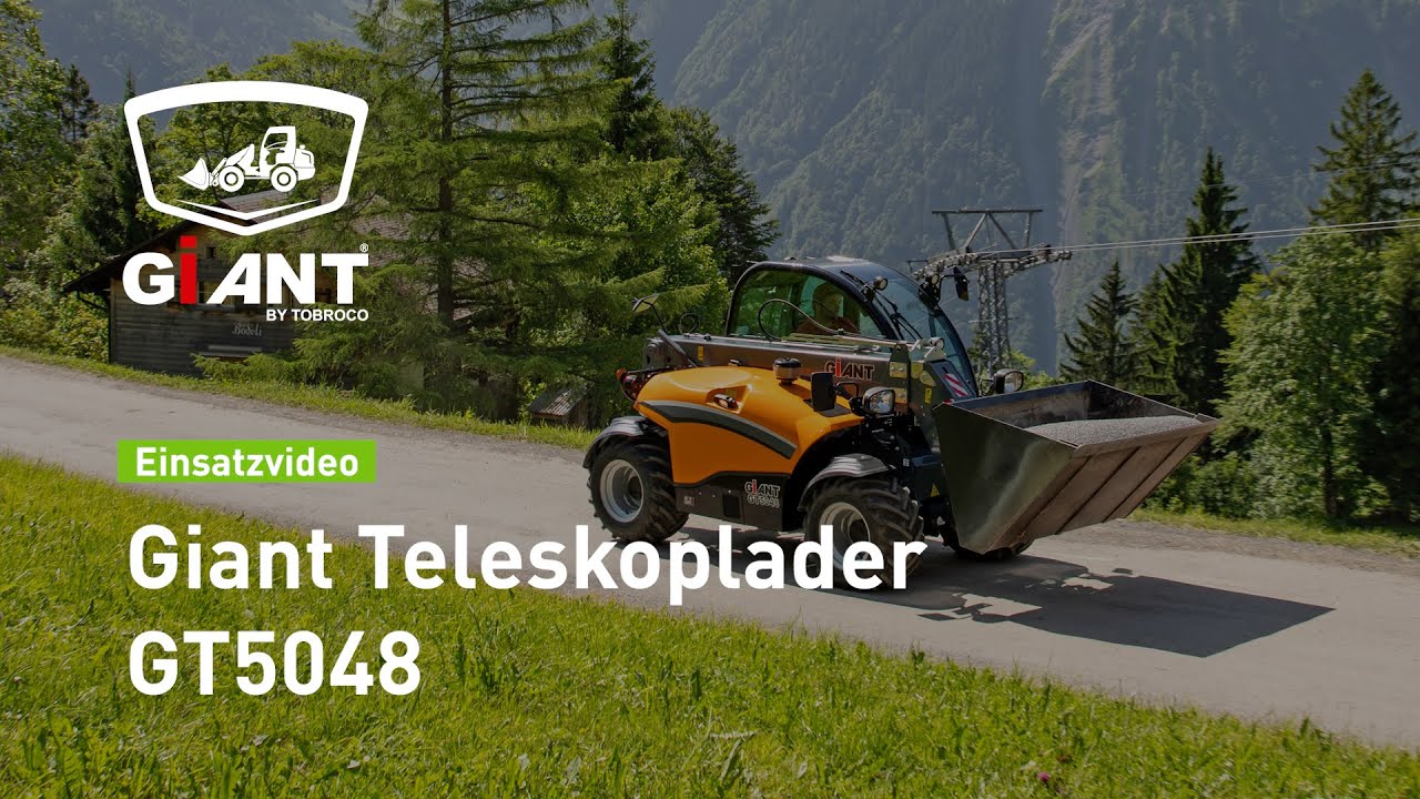GT5048 im Einsatz in der Schweiz | Giant Teleskoplader