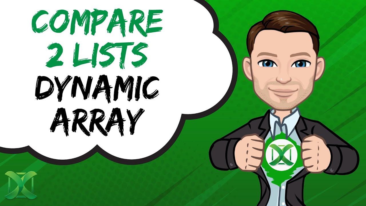 Compare 2 lists dynamic array formula | Excel Tips 58