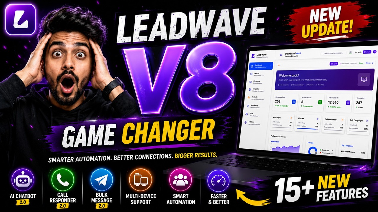 🔥 LeadWave V8.0 New Features Explained: Must Watch Before Updating! #leadwave