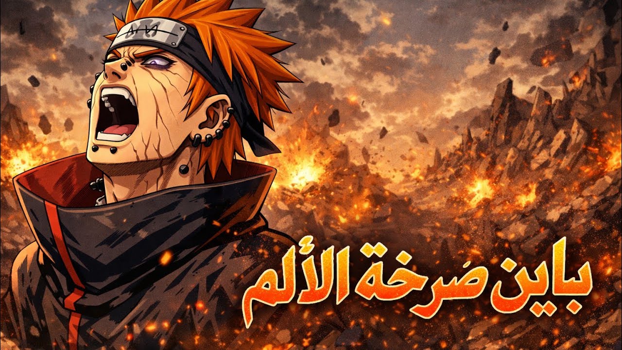 باين – صرخة الألم | راب عربي حماسيA (Naruto Pain Rap Ai) | طريق الأكاتسكي 🔥