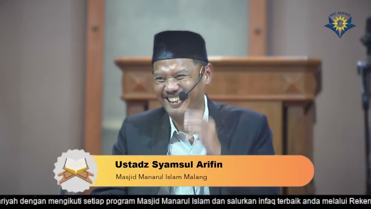 Kultum Tarawih | Ustadz Syamsul Arifin