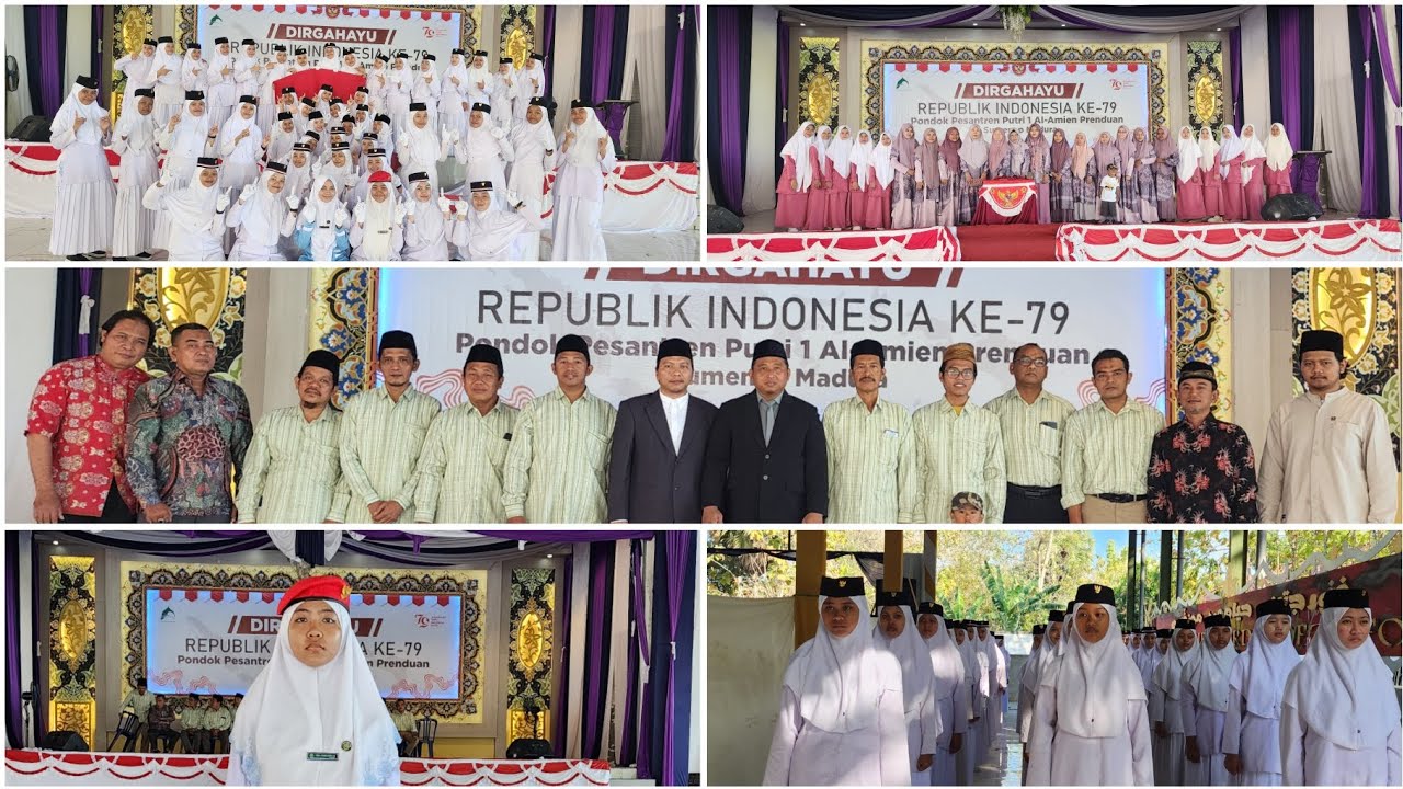 Upacara bendera 17 Agustus 2024 Putri 1 Al-amien Prenduan
