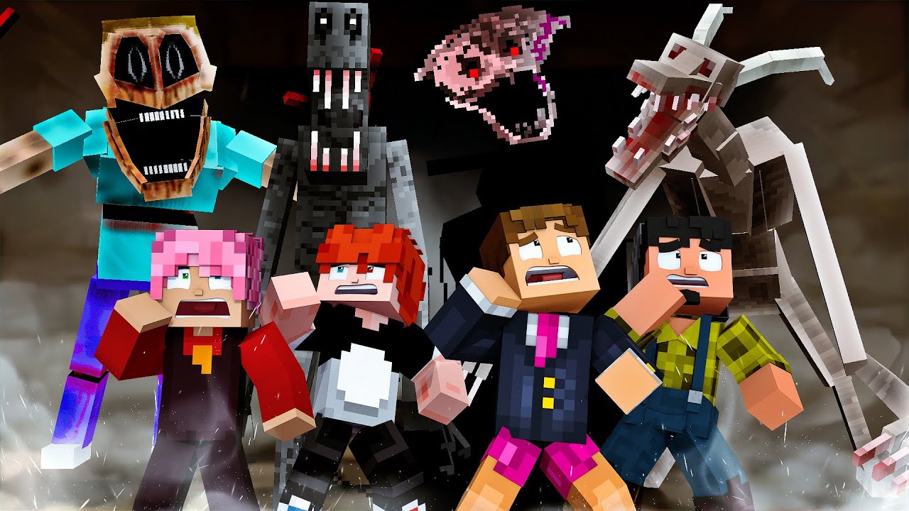 TODOS OS MONSTROS ADICIONADOS NO MINECRAFT !! ( CREEPYPASTA)