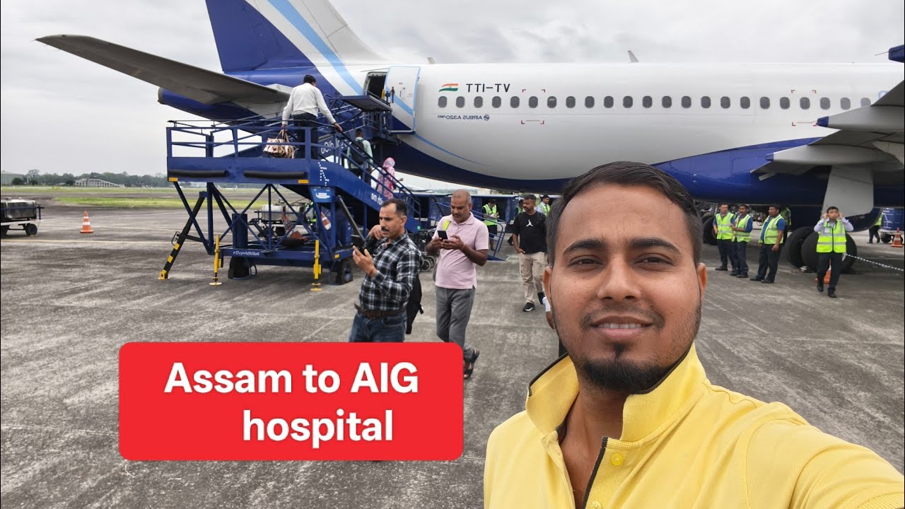 Assam to Haydrabad 🤟✈️AIG hospital#travel #trending #viralvideo #vlog