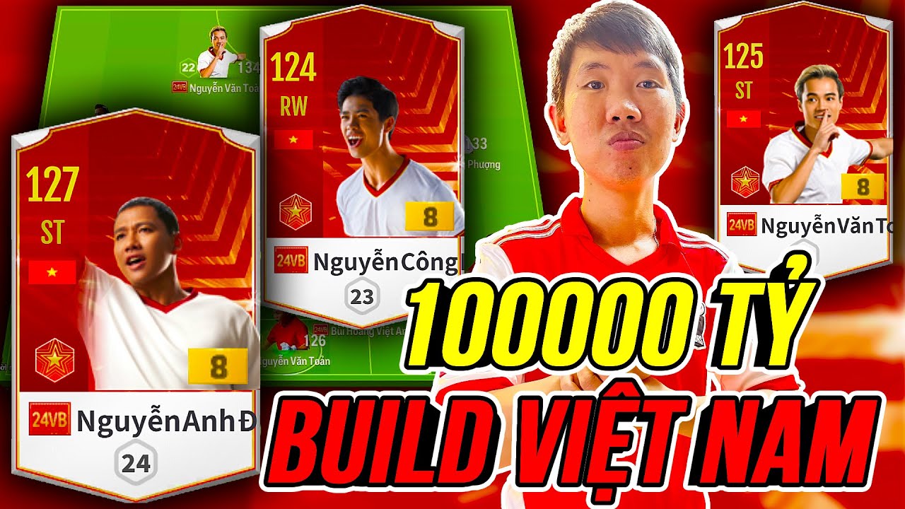 TH&Agrave;NH HO&Agrave; Ph&aacute; 100000 tỷ BP Build Team Việt Nam 24VB Ăn Mừng chiến thắng Asian Cup | FC Online