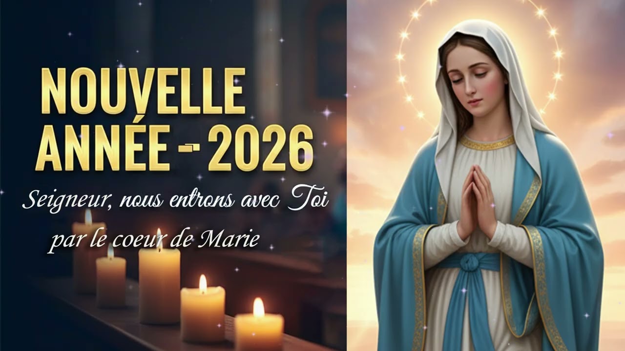 CHANTS DE PRIÈRE POUR LA NOUVELLE ANNÉE 2026 || Entrer dans l’année avec Dieu par le cœur de Marie