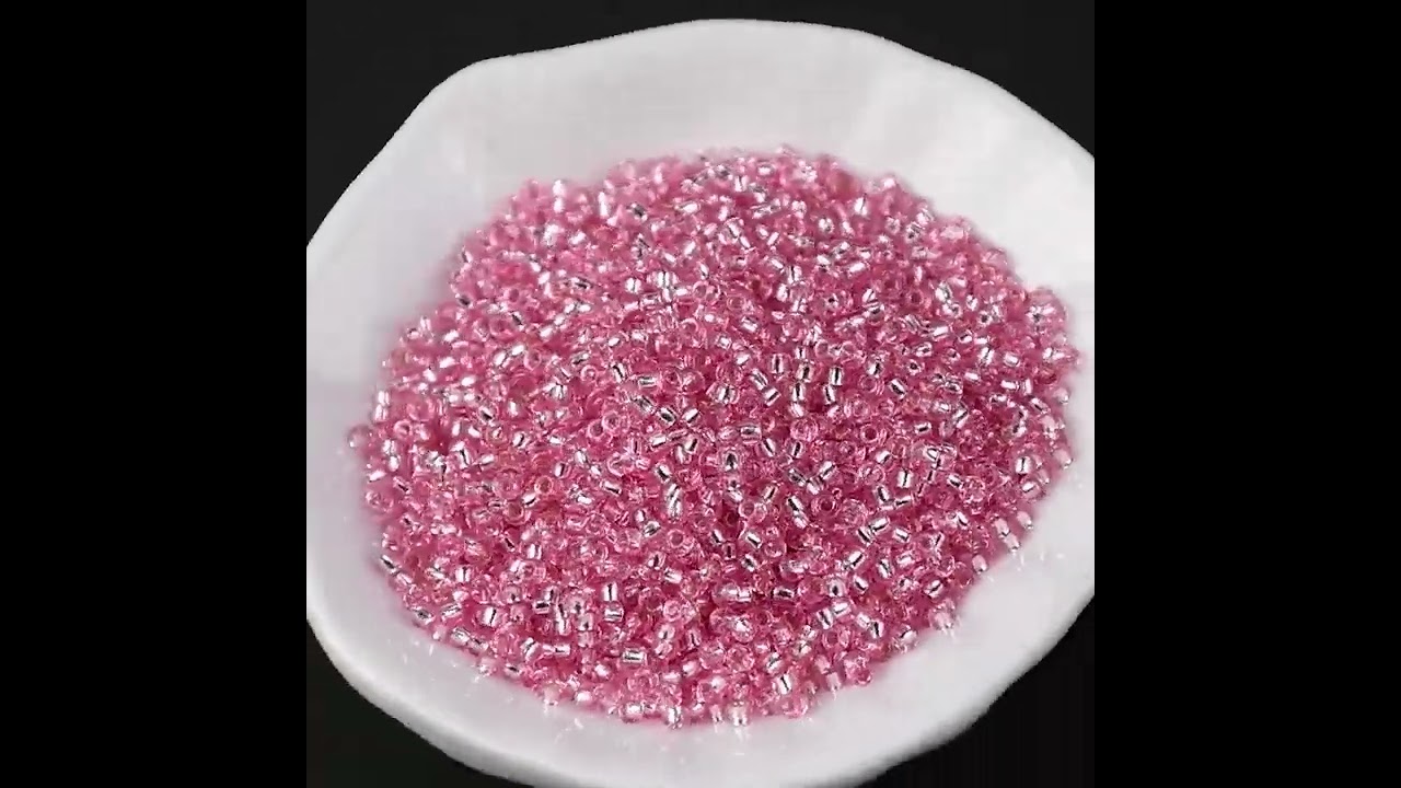 MIYUKI Round Rocailles Beads, Pale Pink