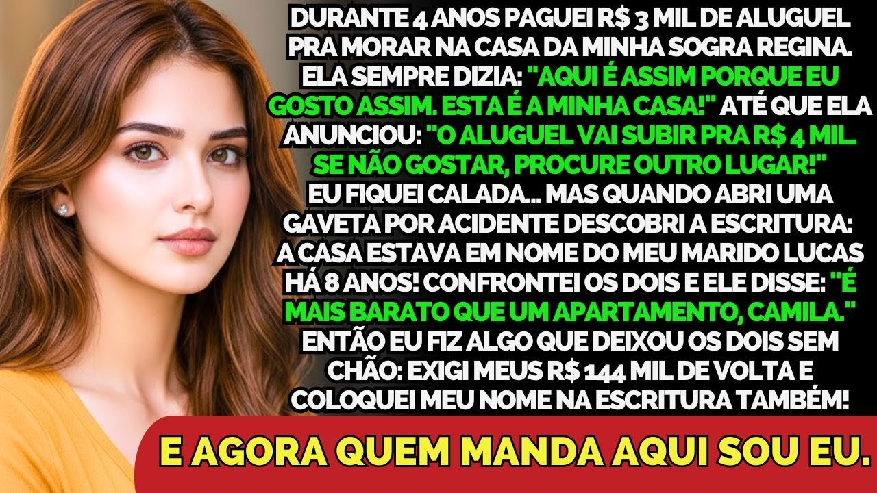 Minha Sogra Me Cobrou R$ 4 Mil De Aluguel Dizendo 