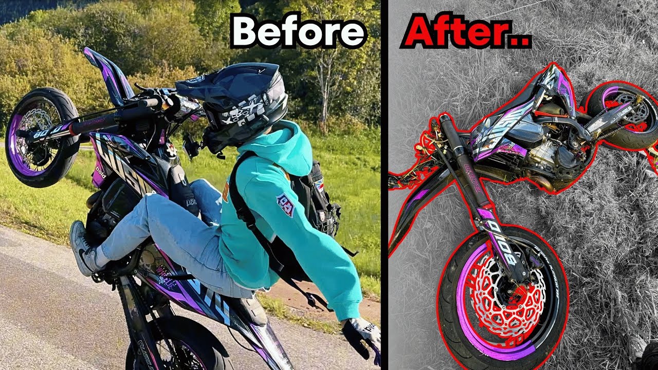 SUPERMOTO SWISS TRIP | Crash, Ride out, Lifestyle