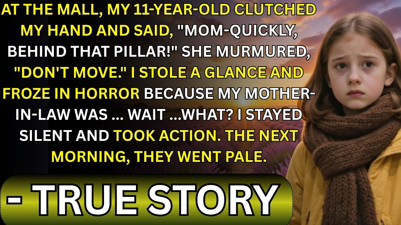 Don’t move,” my daughter whispered. I looked where she was pointing—and froze…