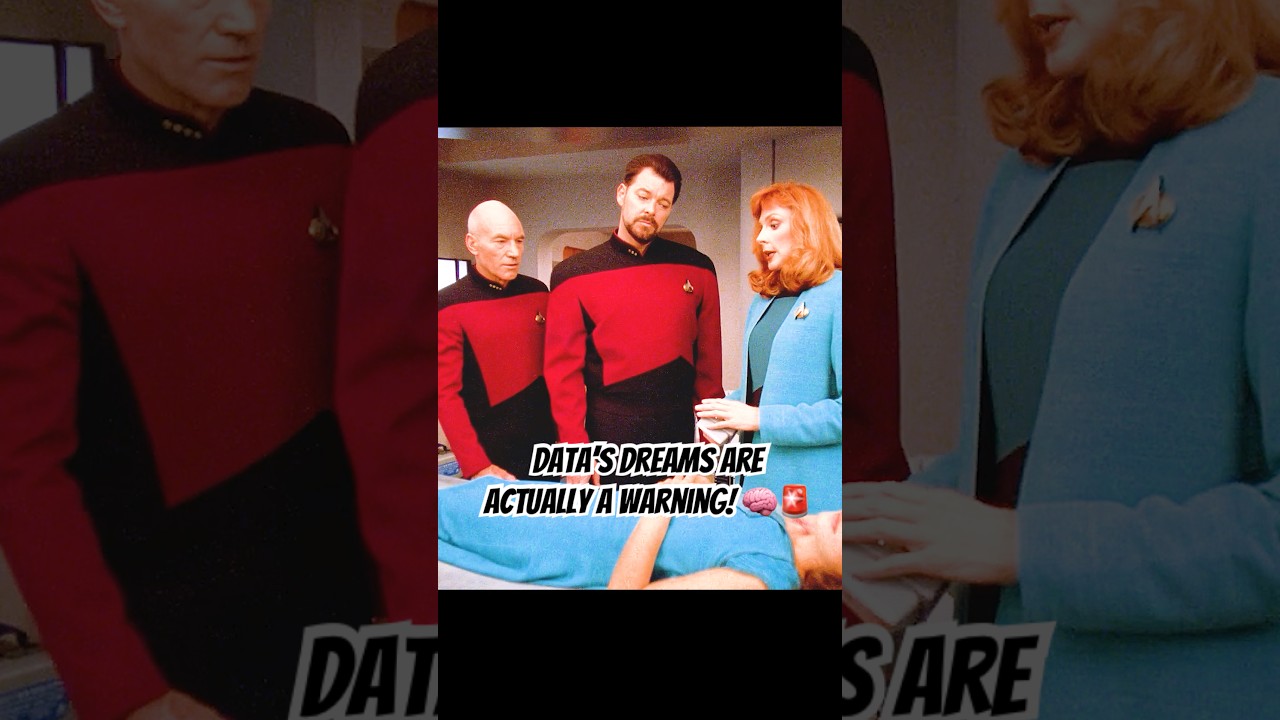 Data&rsquo;s Dreams Are Actually a Warning! 🧠🚨 #shortvideo #startrek #shorts