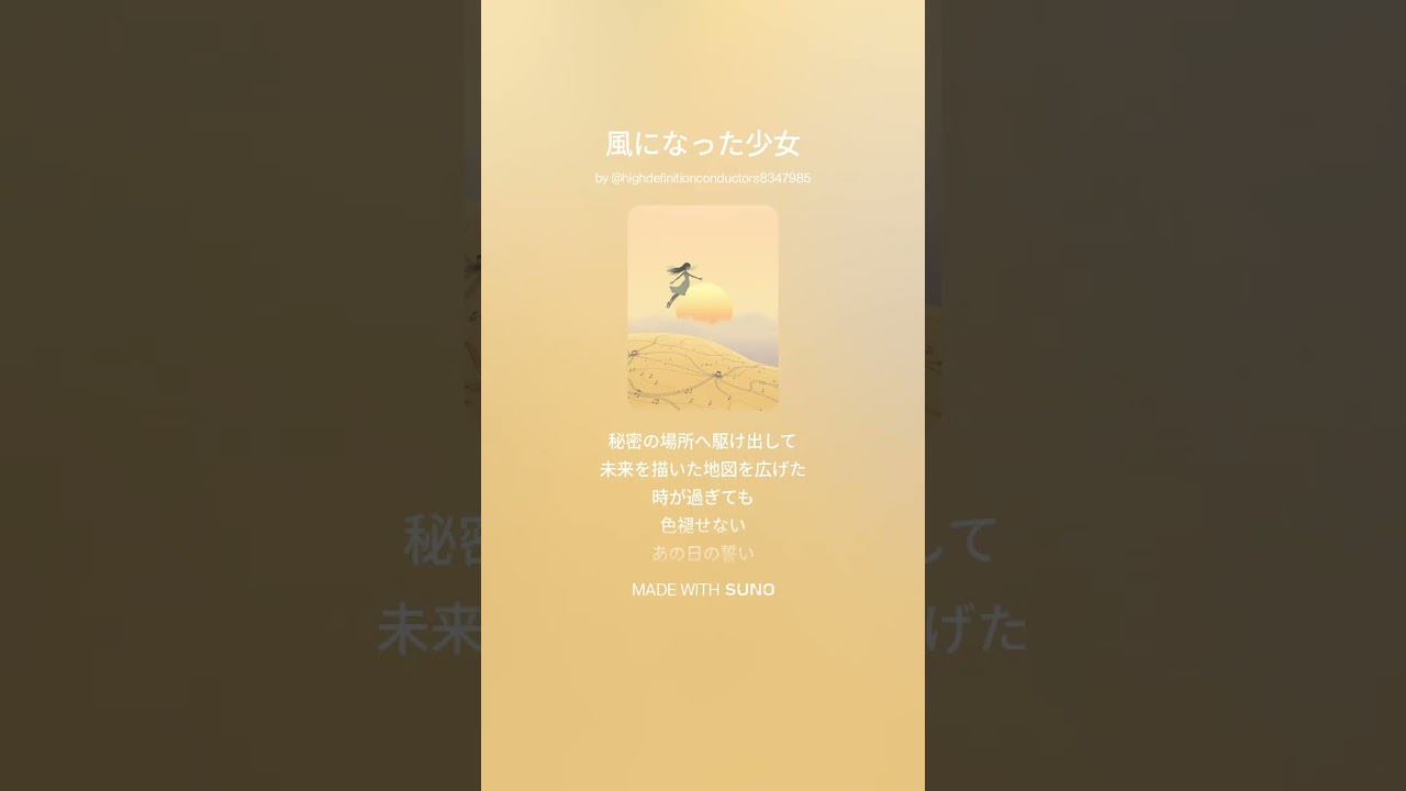 風になった少女#music #オーケストラ