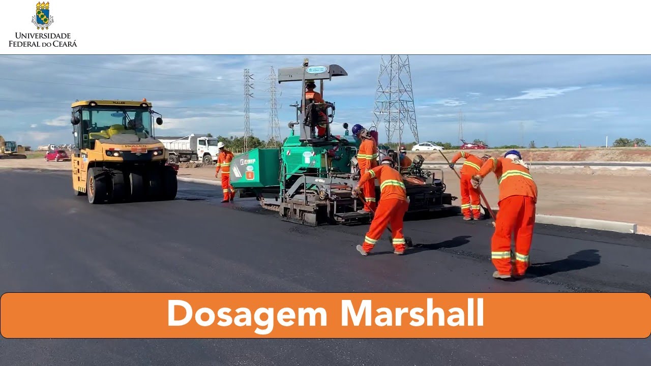 Dosagem Marshall para misturas asfálticas