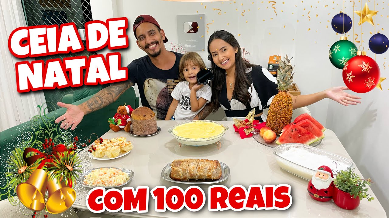 DESAFIO CEIA DE NATAL COM 100 REAIS