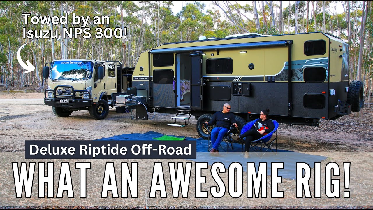 Meet the owners of this AWESOME rig! | Deluxe Caravans Riptide Off-Road