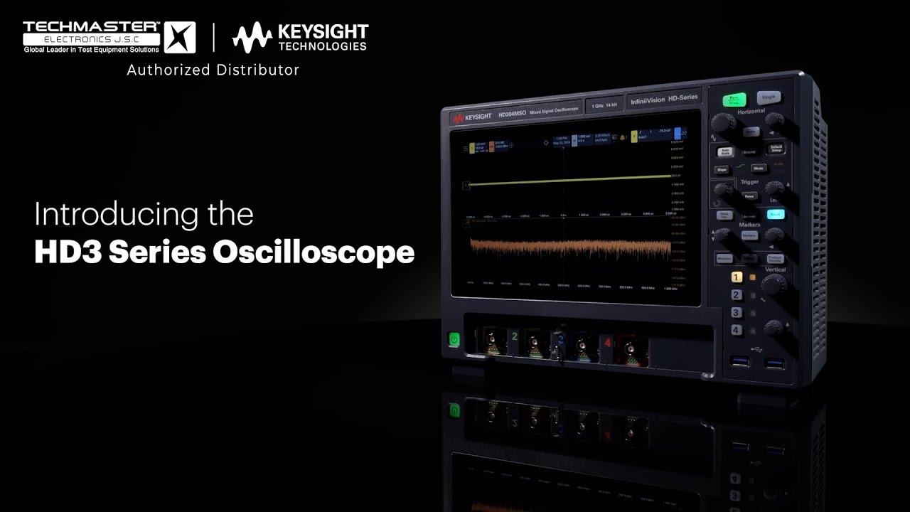 M&aacute;y hiện s&oacute;ng Keysight InfiniiVision HD3 | Keysight InfiniiVision HD3 Series Oscilloscopes