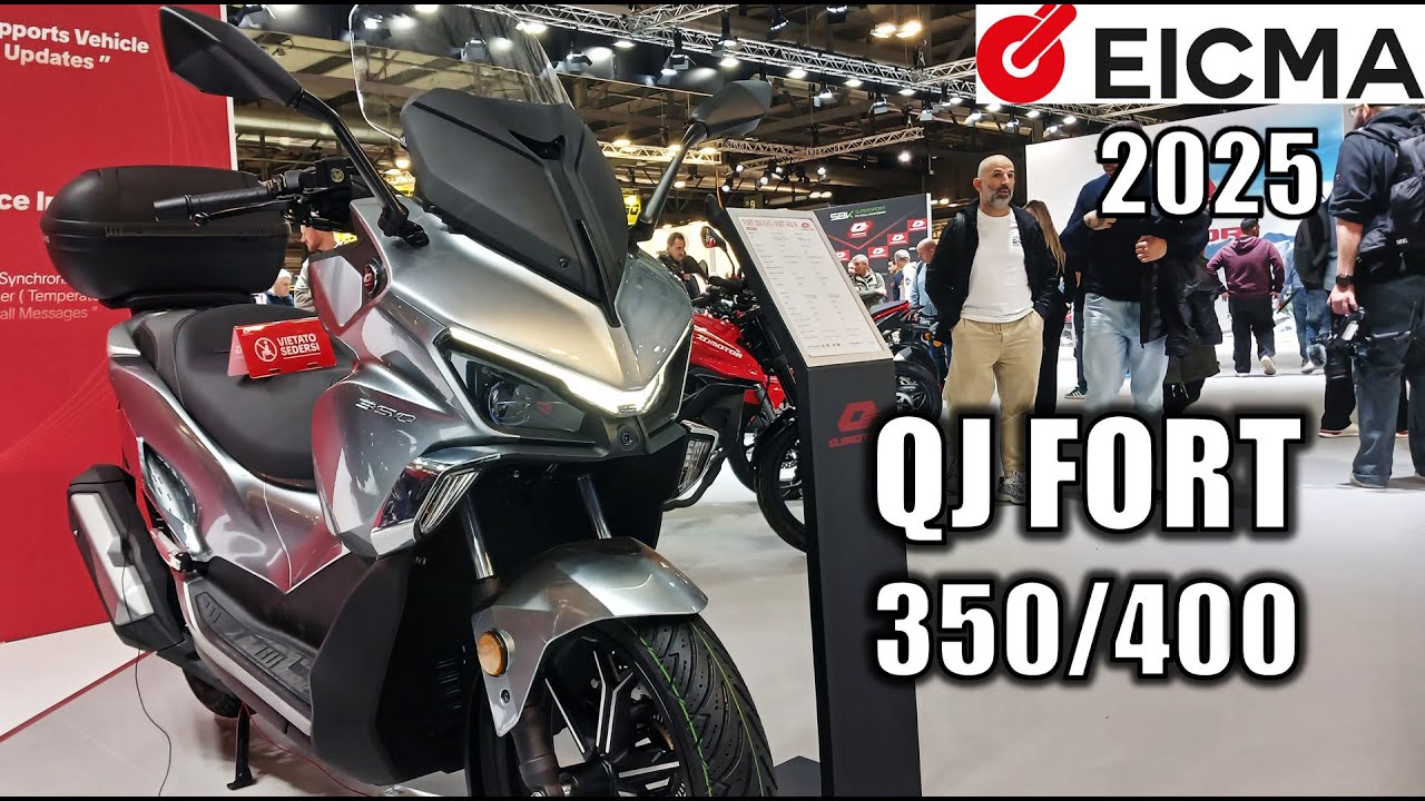 Nova generacija QJ FORT - 350 Evo / 400 N - EICMA 2025