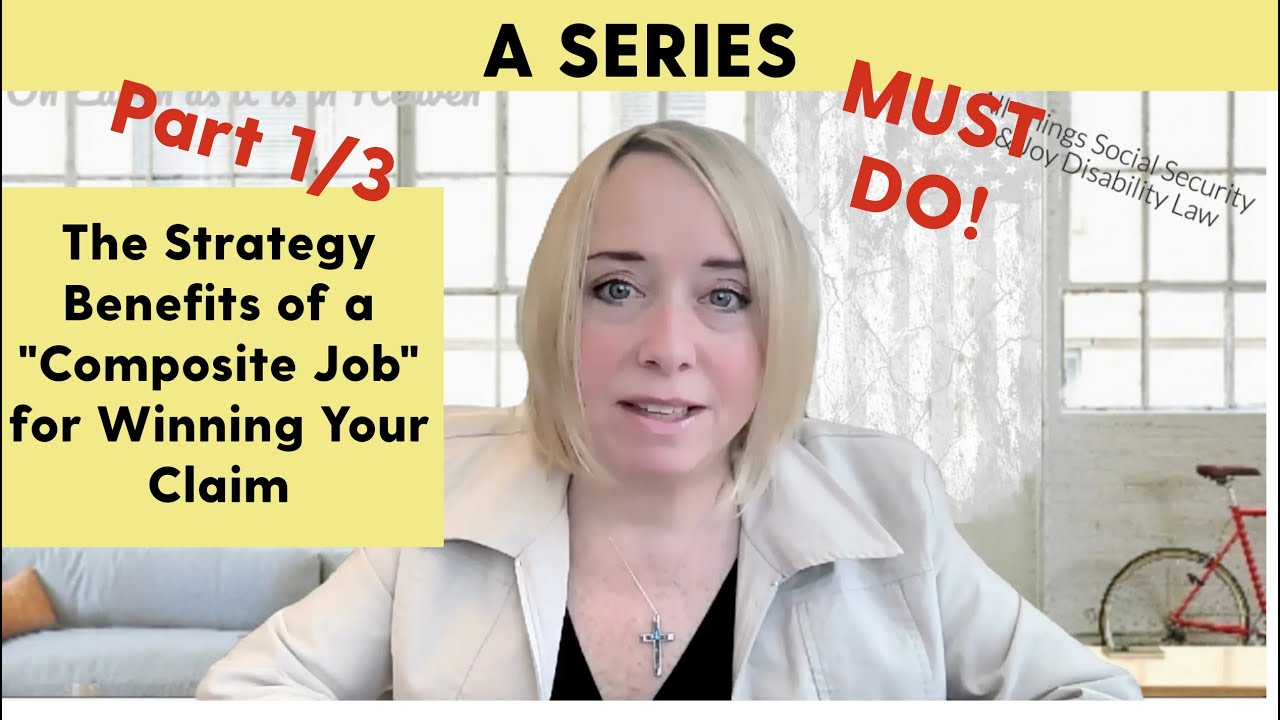 MUST DO - The Strategy Benefits of a "Composite Job" for Winning Your Claim - PART 1/3 of SERIES