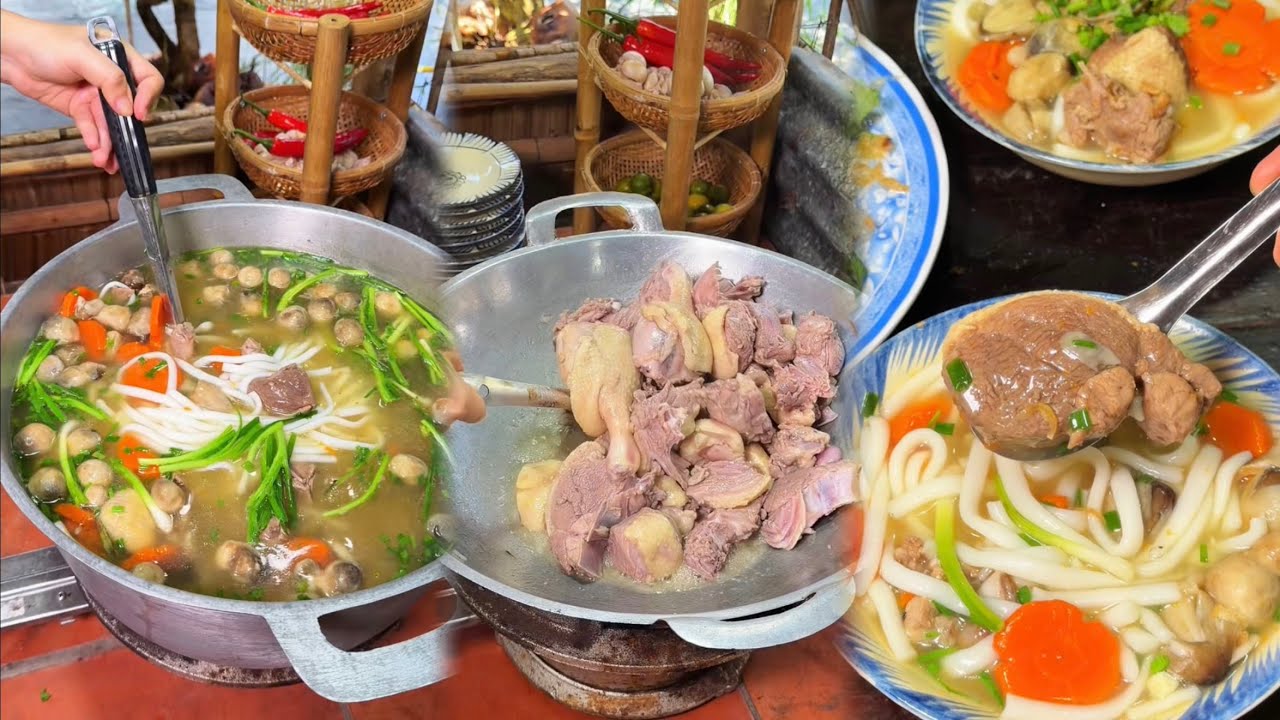 C&aacute;ch nấu b&aacute;nh canh thịt vịt ngon, b&aacute;nh canh thịt vịt Cai Lậy