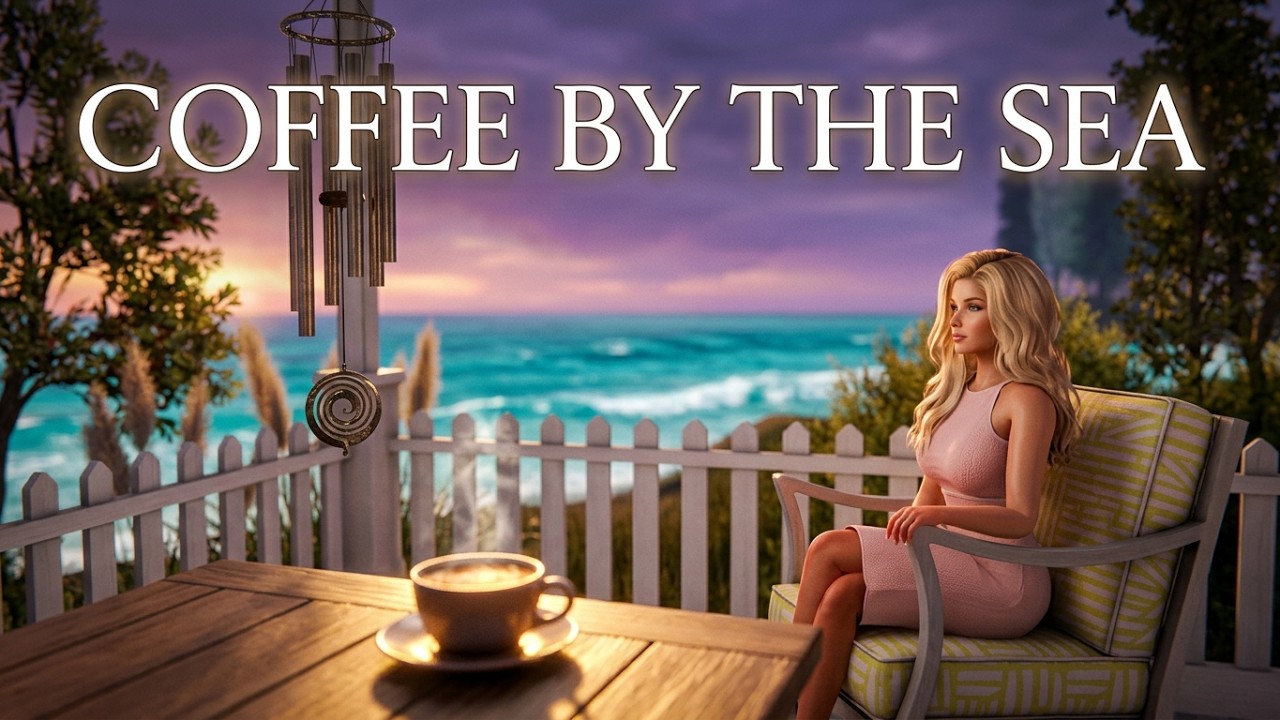 Ambience: Coffee by the Sea - Ocean Waves & Windchimes (Second Life)