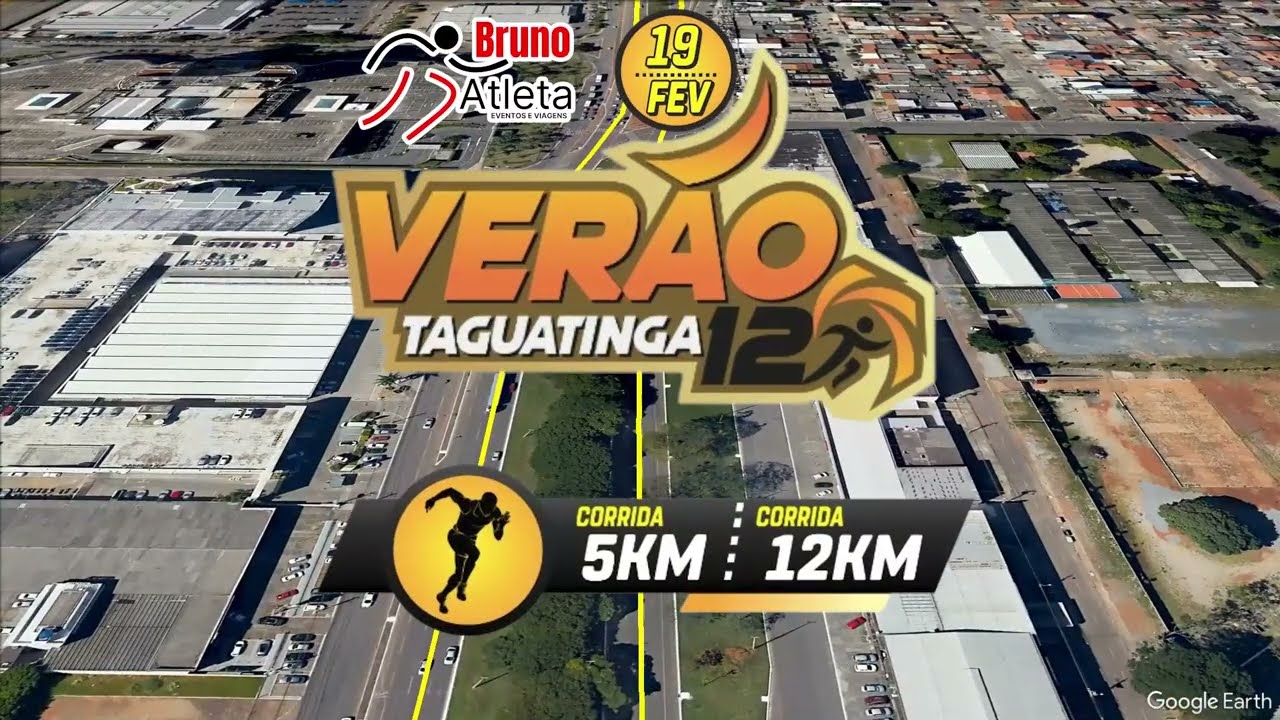 PERCURSO 3D - CORRIDA VERÂO TAGUATINGA 12K