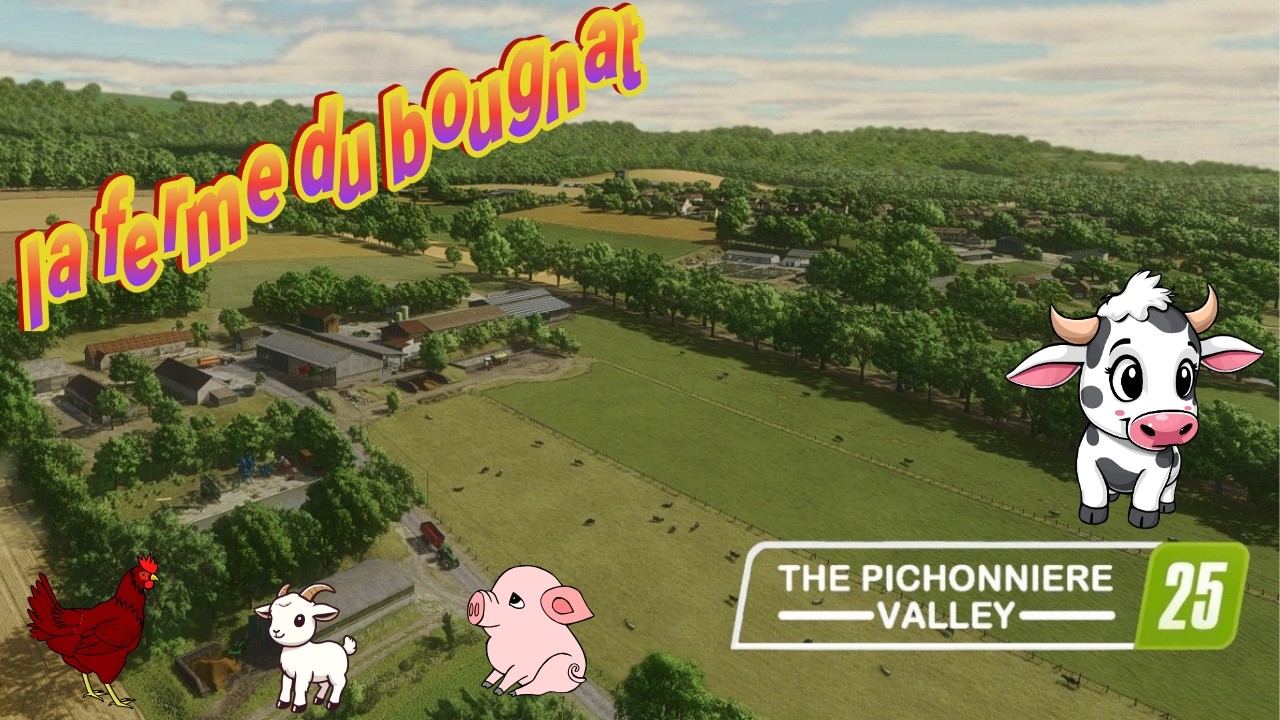 Live 35 FS25  The Pichonnière Valley. Toujours dans la préparation des champs (épisode 23)