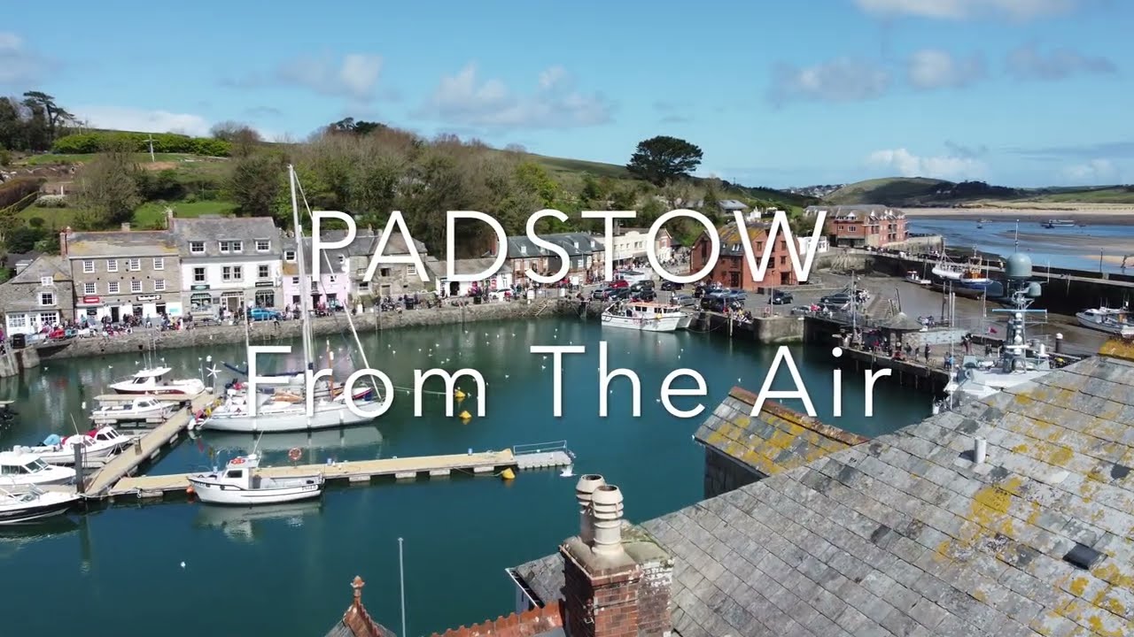 Padstow From The Air (4K Video)