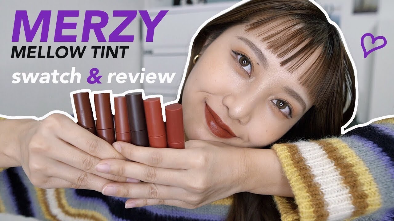 【韓国コスメ】MERZYのプチプラ大人気リップをスウォッチ&韓国メイク紹介！